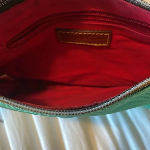 Seafoam green Dooney & Bourke 7x9 crossbody bag - Picture 2 of 7